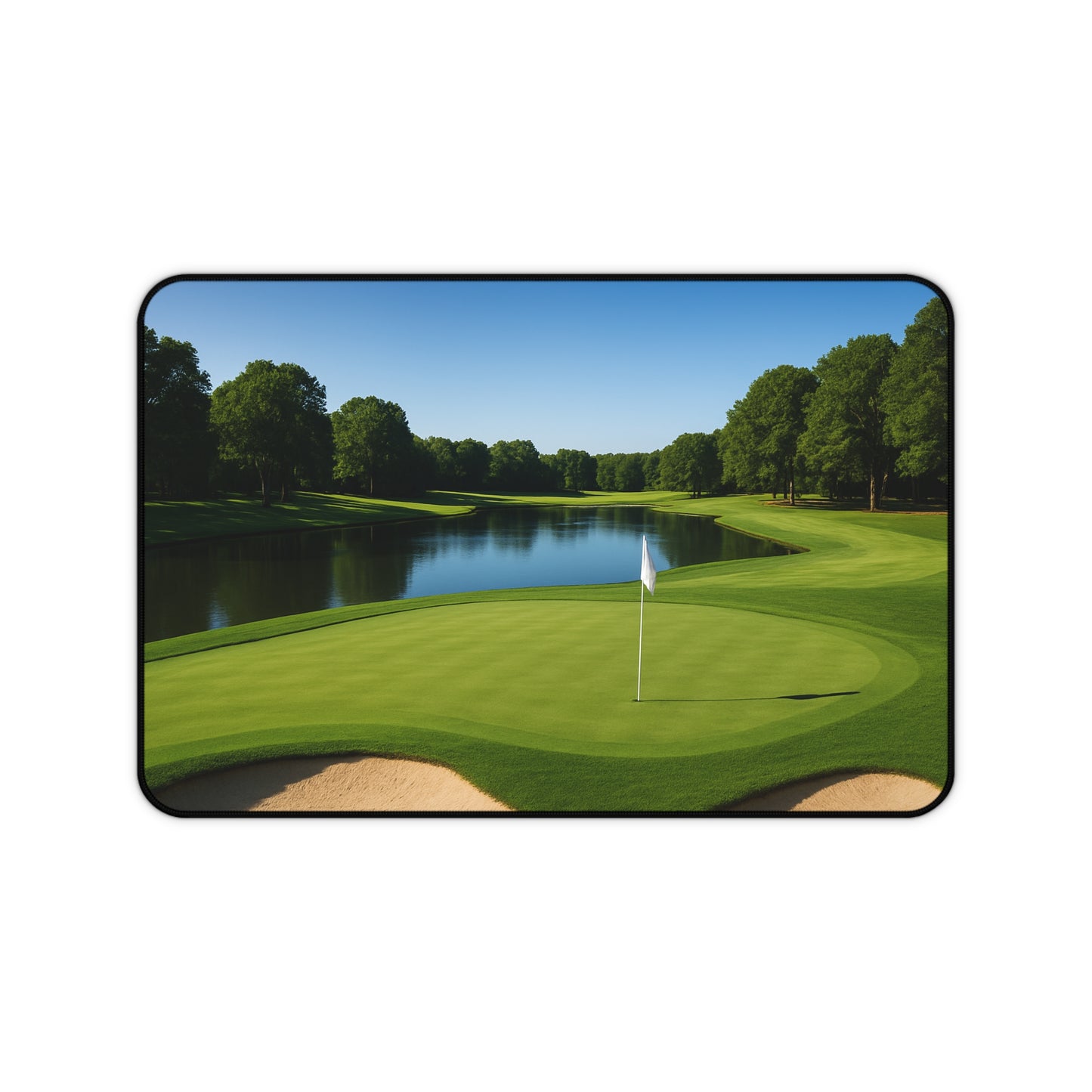 Desk Mat Golf Course Background