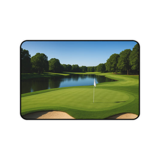 Desk Mat Golf Course Background